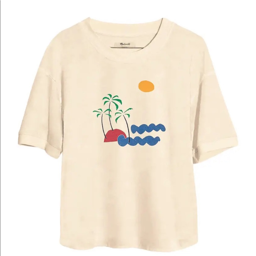 Madewell Graphic Crop Tee